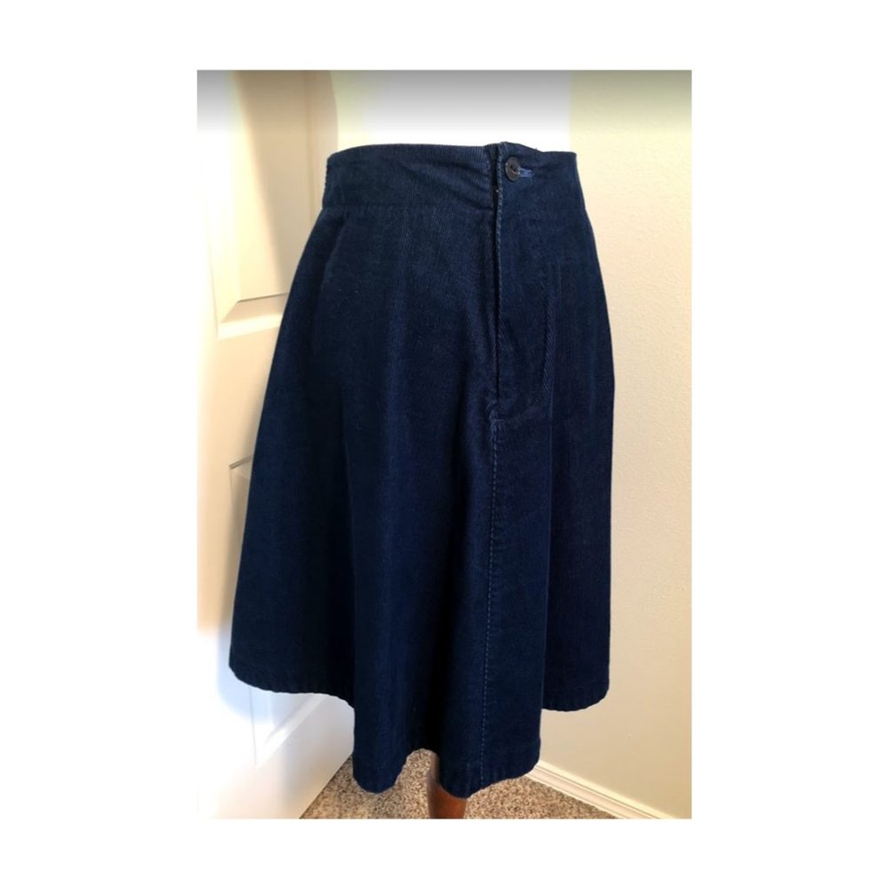 A-Line Corduroy Skirt